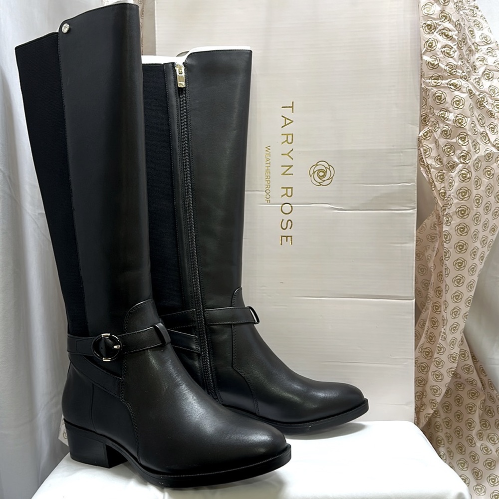 Taryn Rose Tall Black Boots